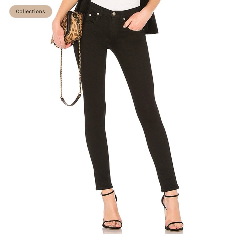 Rag & Bone Women Skinny in Coal Denim Jeans Sz 30